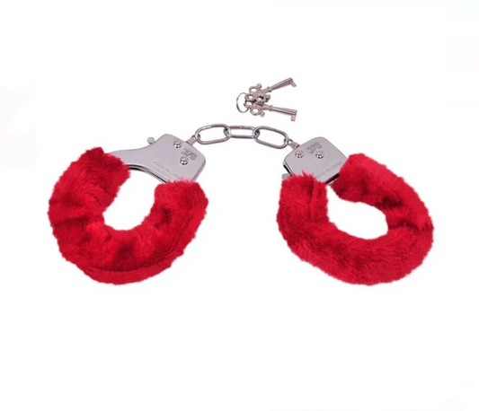 Catuse Metalice cu Puf Rosu