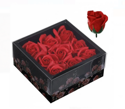 Trandafiri Decorativi Rosii 5cm - 9buc