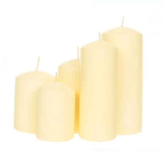 Set Lumanari Ecru - 5buc