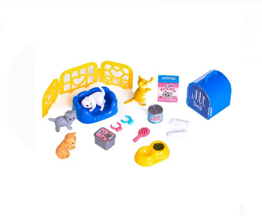 Playset cu Pisici Casa & Accesorii
