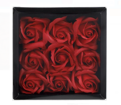 Trandafiri Decorativi Rosii 5cm - 9buc