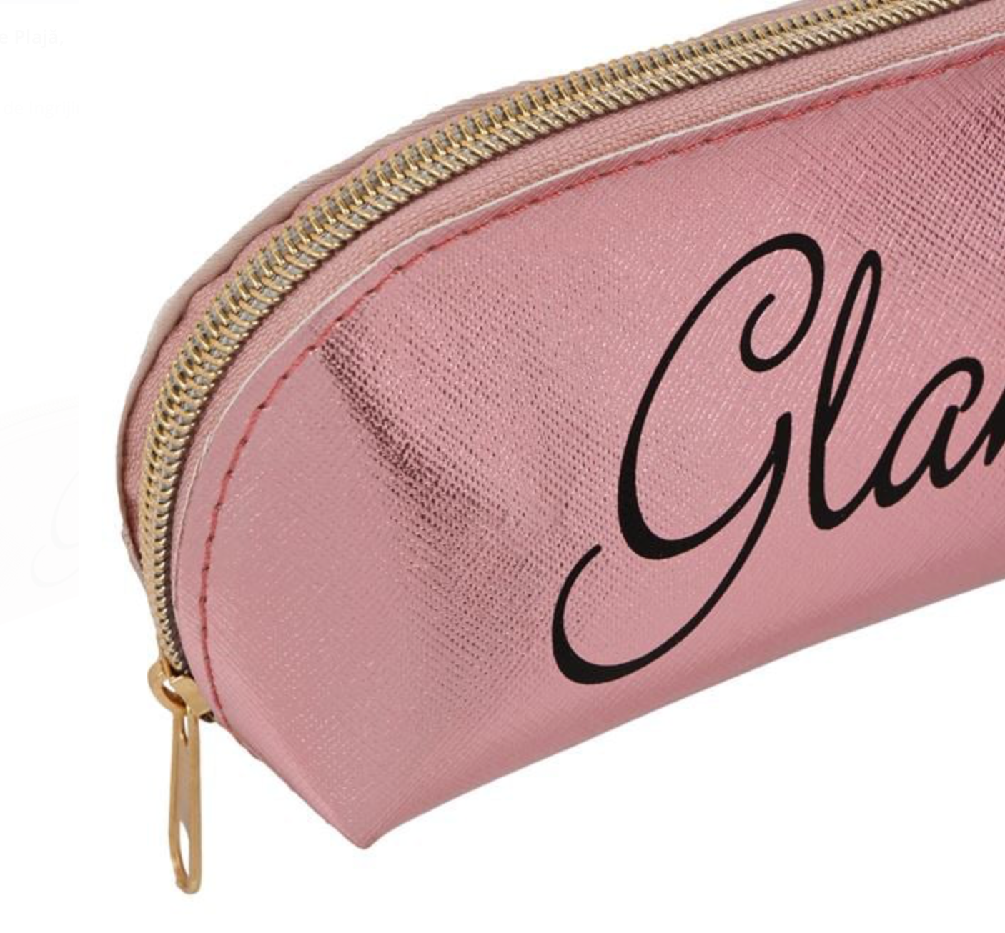 Portfard Roz "Glamour" 22x5.5x8.5cm
