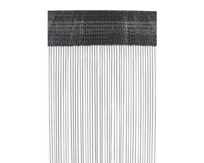 Perdea franjuri Mendola negru 100x200 cm