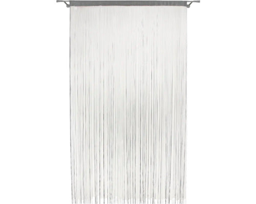 Perdea franjuri Mendola gri deschis 100x200 cm