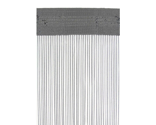Perdea franjuri Mendola gri deschis 100x200 cm