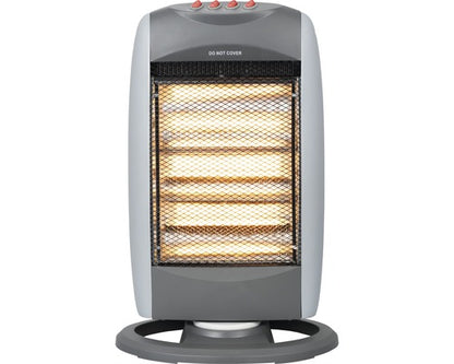 Încălzitor cu infraroșu Eurom Safe T Shine Compact 1200 W, 3 trepte de putere, oscilant, protecție supraîncălzire