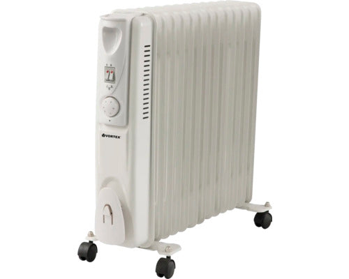 Calorifer electric cu ulei Vortex 2500 W, 13 elemenți