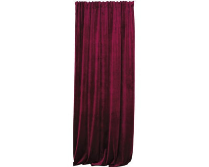 Draperie semiopacă cu rejansă Solevito Castellano bordo 140x260 cm