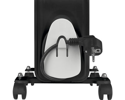 Calorifer electric Eurom 2000 W, 7 elemenți, negru