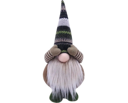 Decorațiune Gnom Lafiora H 32 cm verde/albastru