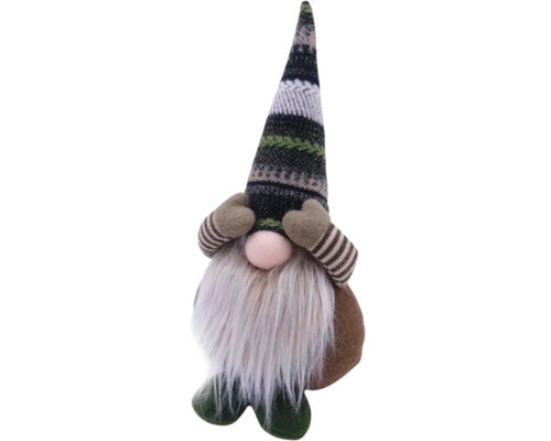 Decorațiune Gnom Lafiora H 32 cm verde/albastru