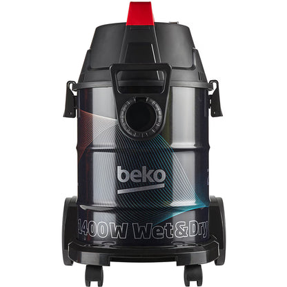 Aspirator multifunctional BEKO VCW41314WI, 21l, 1700W, 88db, negru-rosu