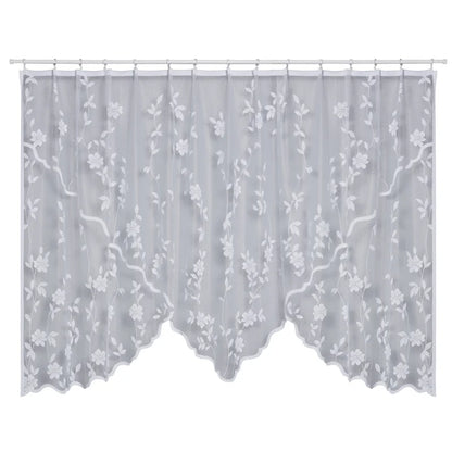 Perdea 300 x 150 cm, Gosia, cu broderie, alb