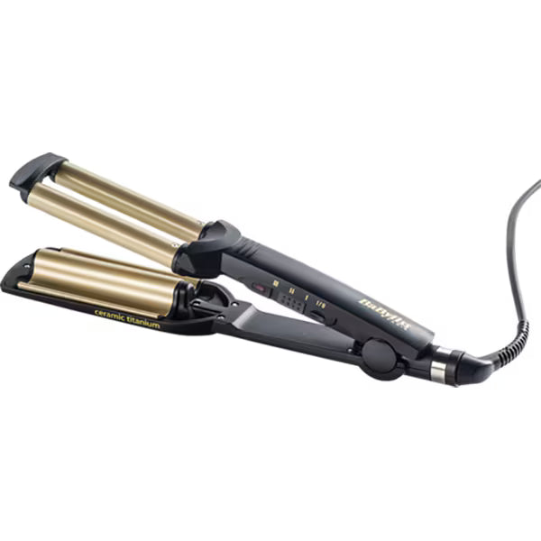 Ondulator BABYLISS Easy Waves C260E, 200 grade, invelis ceramic, negru