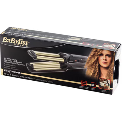 Ondulator BABYLISS Easy Waves C260E, 200 grade, invelis ceramic, negru