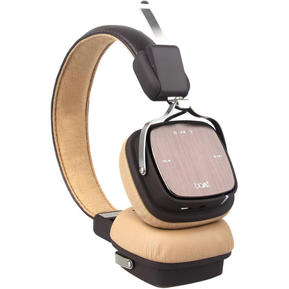 Casti boAt Rockerz 600, Bluetooth, On-ear, Microfon, maro