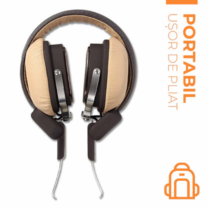 Casti boAt Rockerz 600, Bluetooth, On-ear, Microfon, maro