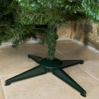 Brad artificial, cu conuri decorative, inaltime 180 cm, verde