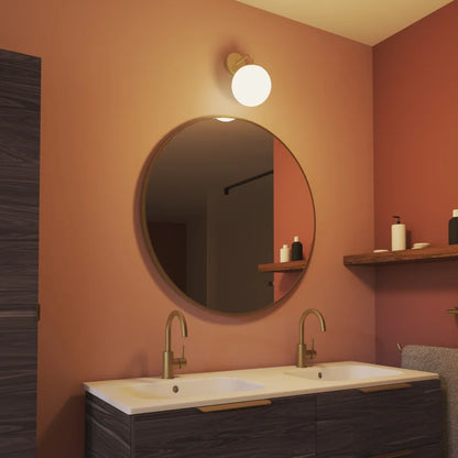 Aplica Dralo, pentru baie, 1 x E14, 6 W, H21cm, IP44