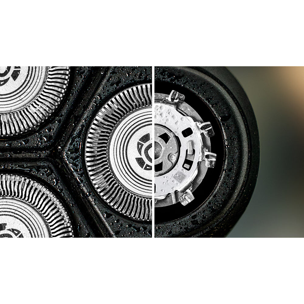 Aparat de ras PHILIPS Seria3000 S3243/12, Wet&Dry, autonomie 60 min, 3 elemente de taiere, albastru